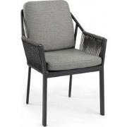 Tierra Outdoor Liv Diningstoel Charcoal