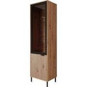 Meubella - Vitrinekast Malaika - Eiken - 55 cm