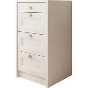 Meubella - Ladekast Rumble - Wit - 40 cm