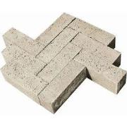 Stenen dikformaat zonder vellingkant Creme 21 x 7 x 8 cm