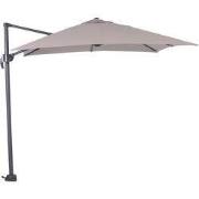 Garden Impressions Hawaii zweefparasol S 250x250 - donker grijs - zand