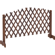 PAVAROLO - Tuinlatwerk - Bruin - 122 x 70 cm - Dennenhout