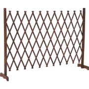 SCIOLZE - Tuinlatwerk - Bruin - 202 x 120 cm - Dennenhout