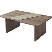 Rechthoekige salontafel met spiegelblad L120 cm SOLEA