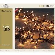 Led classic cluster lights 1920l/11.5m - 4m aanloopsnoer zwart - bi-bu...