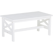 BALTIC  - Tuintafel - Wit - 100 x 55 cm - Acaciahout