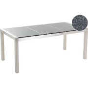 GROSSETO  - Tuintafel - Donkergrijs - 90 x 180 cm - Graniet