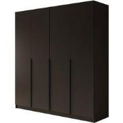Meubella - Kledingkast Sabre - Zwart - 200 cm
