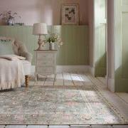 Laagpolig Vloerkleed Wasbaar - Una Floral - Groen - 150x230 cm