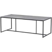 Quatro tafelframe Antracite met HPL tafelblad Light Grey 220 x 95 cm