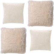 Dutch Decor KUSSENSET - 4-delig - Cosy Layers - 60x60 cm, 45x45 cm - i...