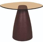 Brix - Bijzettafel - Brix Mylon Burgundy 50cm - Bruin