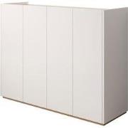 Meubella - Schoenenkast Encore - Wit - 126 cm