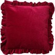 Dutch Decor YARA - Sierkussen 45x45 cm - 100% katoen - velvet - met ru...
