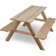 Hanse® Houten Kinder Picknicktafel - 89x78x50 cm