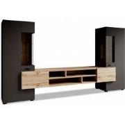 Meubella - Wandmeubel Charo - Zwart