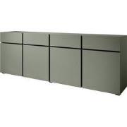 Meubella - Dressoir Cainan - Groen - 225 cm
