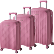 TONSAI - Set van 3 harde koffers - Roze - Polypropyleen