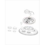 Grijze kap met hendel cc ng 25/50/75