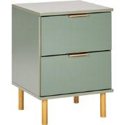 WALPOLE - Nachtkastje - Groen - Hout