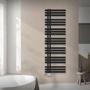 Design badkamer radiator Ijzer EM 500x1600 mm zwart mat met universele...