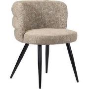 Cloud Chair Safiya Natural (Set van 2) - Beige - 58 x  x 63 - Stof