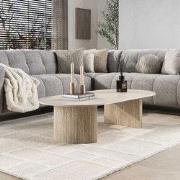 Hoyz Collection - Salontafel Romano Arch 135cm - Keramiek Travertin