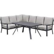 Garden Impressions Senja lounge dining set 3-delig links - sandstone