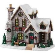 White Christmas 15x24x21 cm Kersthuisje