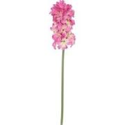 Kunstbloem Hyacinth donkerroze