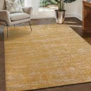 Relax Oslo - Laagpolig Effen Vloerkleed - Modern Tapijt - Geel Goud- 4...