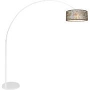 Moderne Vloerlamp Polaris Wit