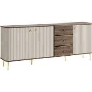 Meubella - Dressoir Concorde - Beige - 200 cm