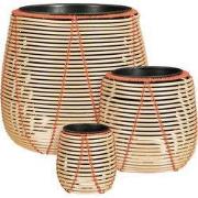 Mica Decorations Cancun Bloempot – Set van 3 – Plantenpot voor Bloemen...