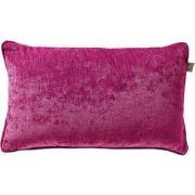 LEWY - sierkussen 30x50 cm - glansvelours - Festival Fuchsia - roze