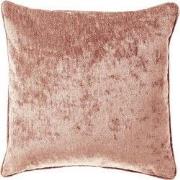 LEWY - sierkussen 45x45 cm - glansvelours - Old Rose - roze