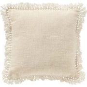 JONNA - sierkussen 45x45 cm - gerecycled - katoen - Snow White - wit