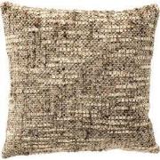 NORET - kussenhoes 45x45 cm - chenille - Shitake - bruin
