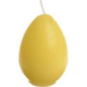 Eierkaars glad l4,5b4,5h6,4 cm geel