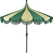 Edelman Kim stokparasol donker groen - Ø235 x 238 cm