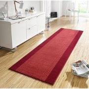Loper Designer Velours - Lijstmotief / Kader - Laagpolig - Rood - 80x3...