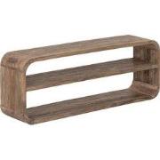 MUST Living TV stand Corso small ,50x140x30 cm, extreme rustic teakwoo...