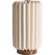 VALLASAN - Tafellamp - Beige - Papier