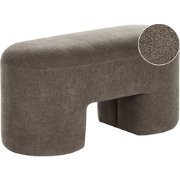 DECORAH - Bankje - Bruin - Bouclé