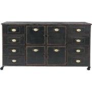 Clayre & Eef Ladekast 152x44x86 cm Bruin IJzer