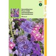 2 stuks - HT Zomerbloemen blauwe tinten