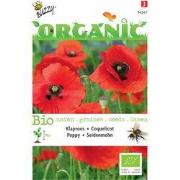 5 stuks - Organic Papaver rhoeas red (Skal 14275)