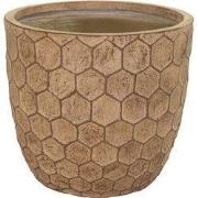 Yara Egg Pot Sand D32H31 cm bloempot