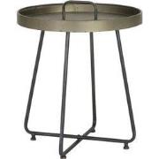 Light & Living - Bijzettafel FARSO - Ø45x49.5cm - Zilver