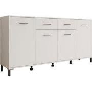 Meubella - Dressoir Vidor - Wit - 183 cm